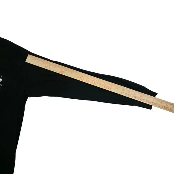 O'Neill Mens Medium Black Long Sleeve Surf Co Santa Cruz Graphic Rainbow Logo - Picture 10 of 10